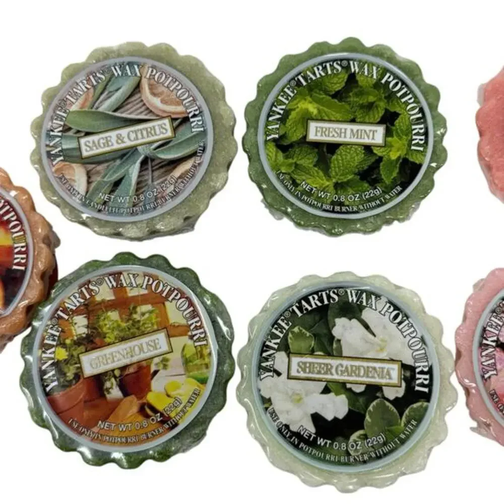 Yankee Candle 9 Piece LOT‎ Of Scented Candle Melting Tarts Home Fragrance
